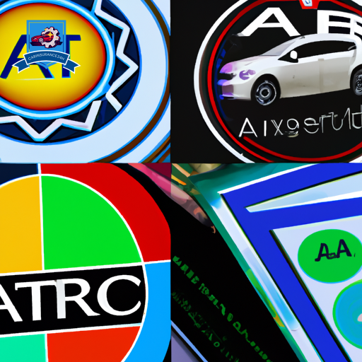 An image of a colorful collage featuring logos of the top auto insurance companies in Beatrice