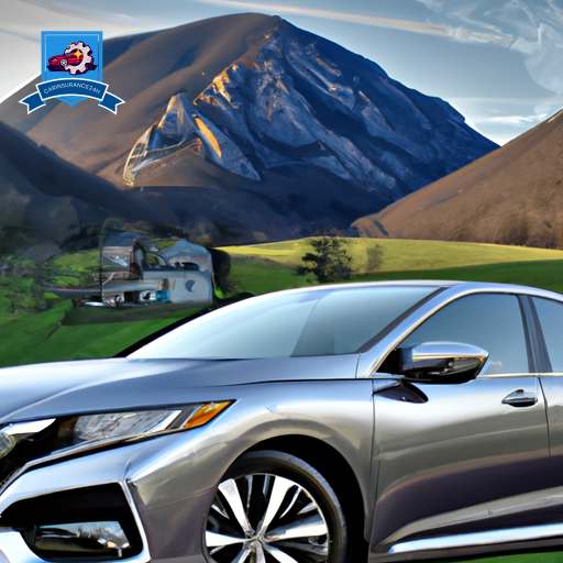 An image of a sleek, modern car parked in front of a scenic mountain backdrop in Williamson, West Virginia