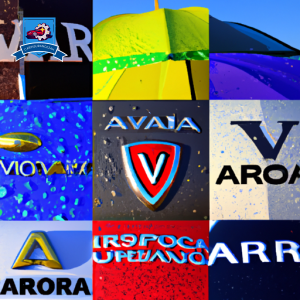 An image featuring a row of colorful logos representing various car insurance companies in Woodbridge, Virginia