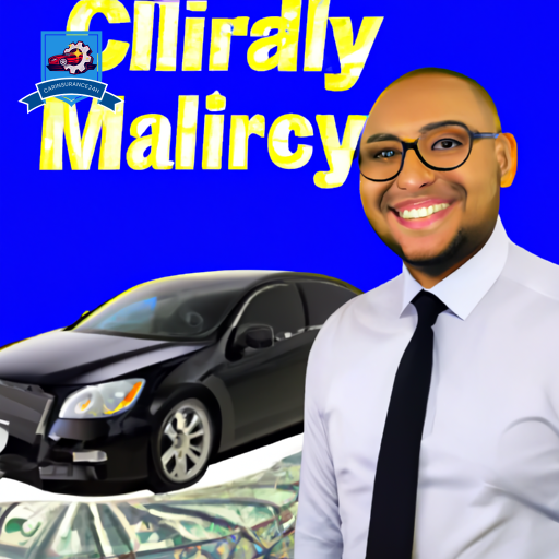 An image of a smiling customer in Sidney, surrounded by dollar bills and a shiny new car, symbolizing the affordability and quality of cheap auto insurance in the area