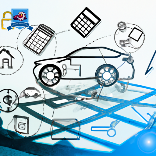 An image showcasing a car surrounded by icons representing additional coverage options available with comprehensive car insurance, such as roadside assistance, rental car coverage, and windshield repair
