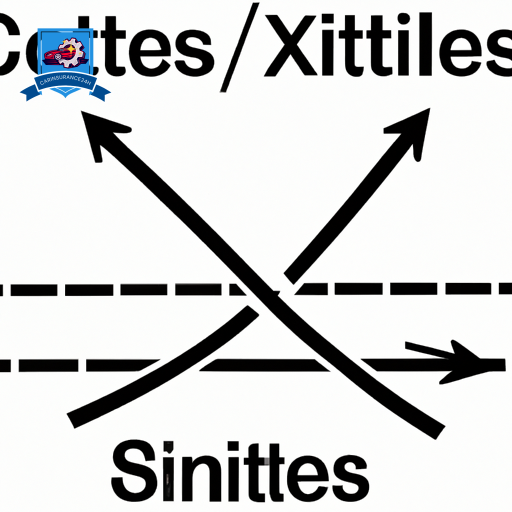An image of two cars at a crossroads, one road labeled "Split Limits" with distinct lanes for each coverage type, and another road labeled "Combined" merging into a single, broader path
